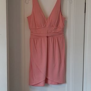 Light Pink Tulip Hem Dress